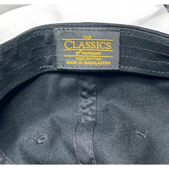 Unique Slappers Only Adjustable Black Baseball Cap Mario Bros Rare - Picture 7 of 7